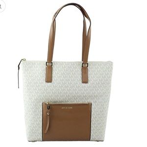 Michael Kors Women's Ariana Large Tote in Vanilla